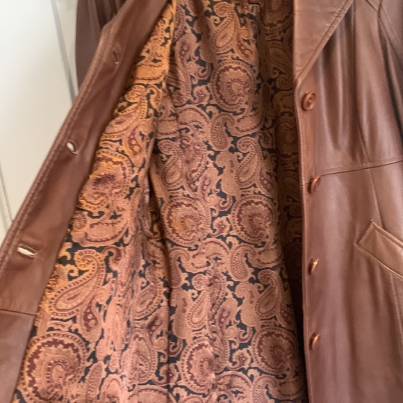 DANIER Leather trench coat MADE IN CANADA - Picture 10 of 12